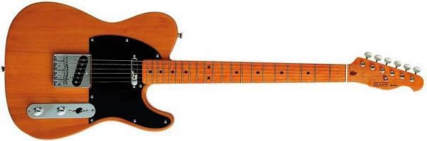 oqan qge-tl10 chitarra elettrica tipo tele natural vintage