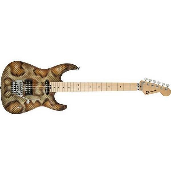 charvel warren demartini signature pro-mod snake mn snakeskin