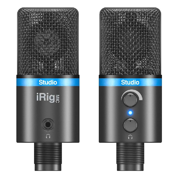 ik multimedia irig mic studio-bk mic.portatile nero