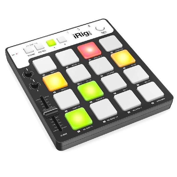 ik multimedia irig pads controller midi