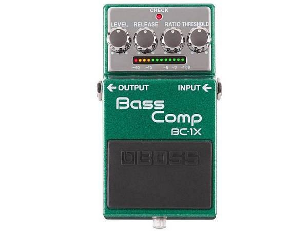 boss bc 1x pedale compressore per basso