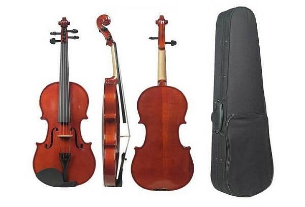 dam mv 012w 4/4 - violino di qualità con astuccio e archetto