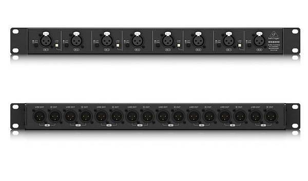 behringer ms8000 - splitter microfonico 8 in 16 out