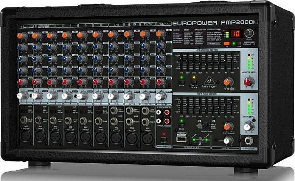 behringer pmp2000d - mixer a rack amplificato