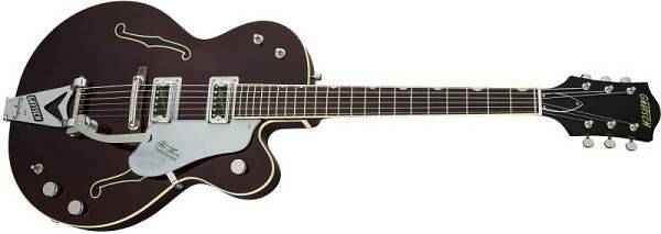 gretsch g6119t-62 vintage select edition '62 tennessee rose dark cherry stain