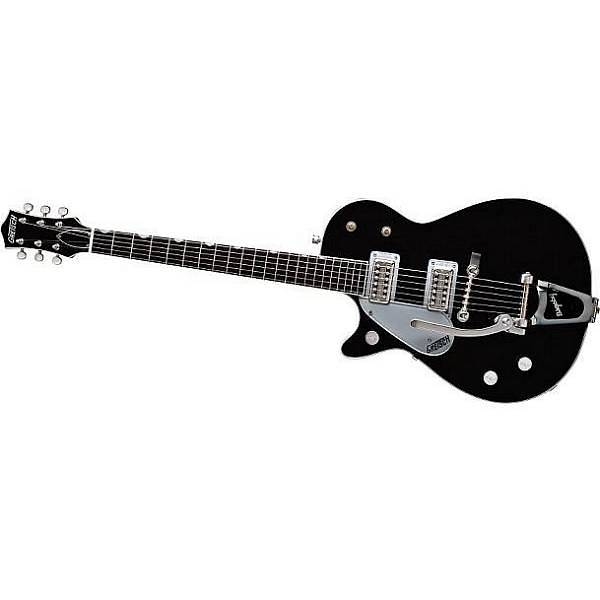 gretsch g6128tlh players edition jet ft w/bigsby lh rw black