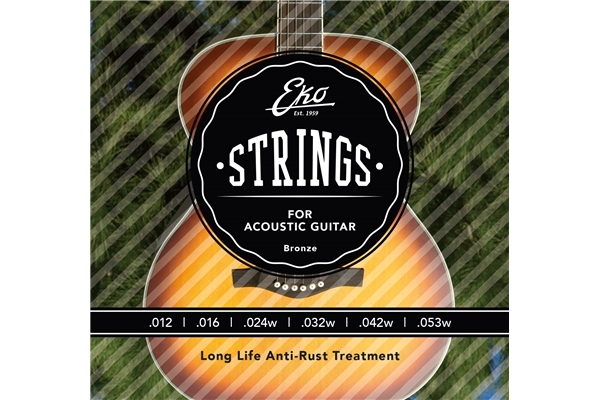 eko acoustic guitar string 11-52 set