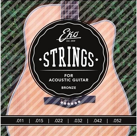 eko acoustic guitar string 11-52 set - muta di corde per chitarra acustica