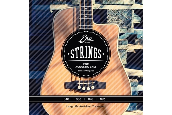 eko acoustic bass strings 40-96 set