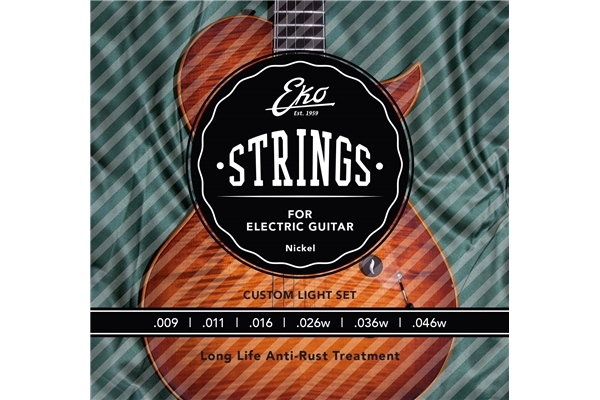 eko electric guitar strings 09-46 set