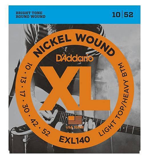 d'addario exl 140 light top heavy bottom 10-52