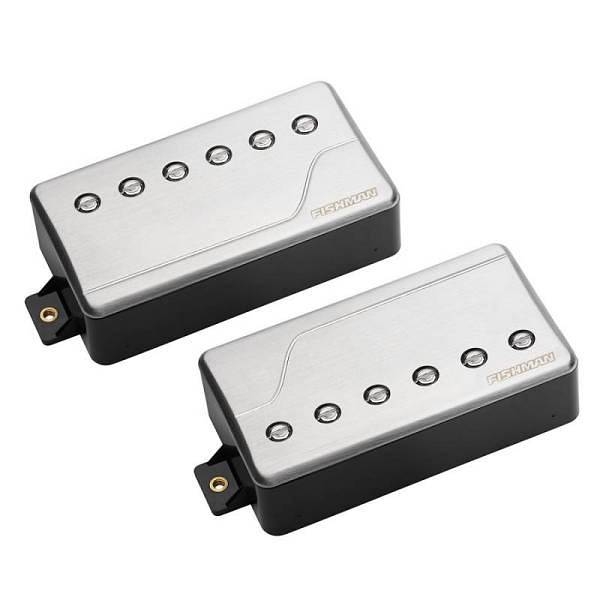 fishman prf-chb-sr2 fluence classic humbucker, brushed stainless, set