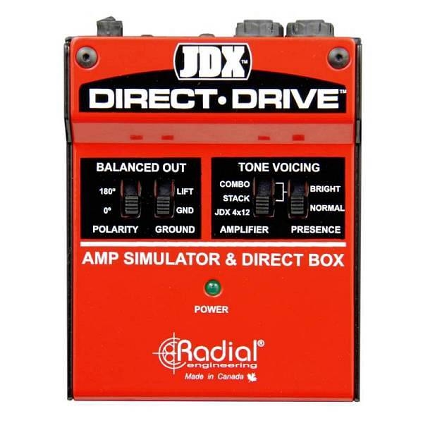 radial jdx direct drive - di con simulazione amplificatore