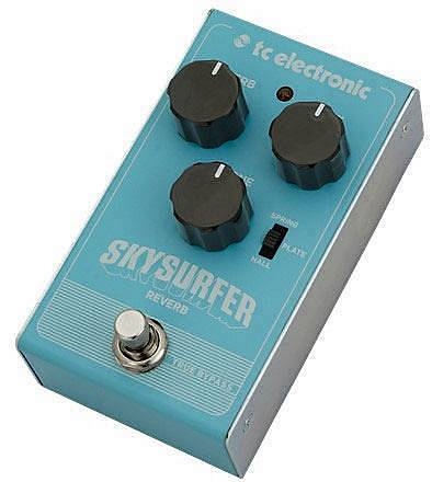 tc electronic skysurfer reverb - pedale riverbero digitale 3 algoritmi