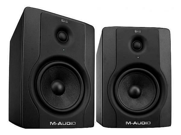 m audio bx8 d2 (coppia) - studio monitor 8/1.25 biamplificati 260w