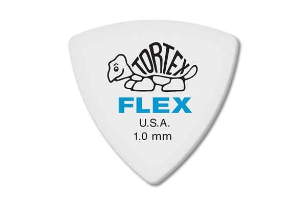 dunlop 456r1.0 tortex flex triangle 1.0 mm bag/72