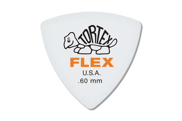 dunlop 456r.60 tortex flex triangle .60 mm bag/72