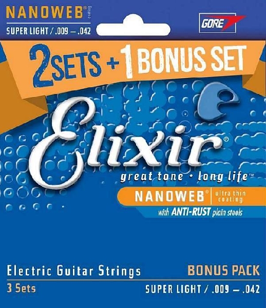 elixir 16540 2+1 mute 12002 09-42 nanoweb super light electric