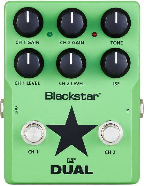 blackstar lt-dual - pedale overdrive e distorsione