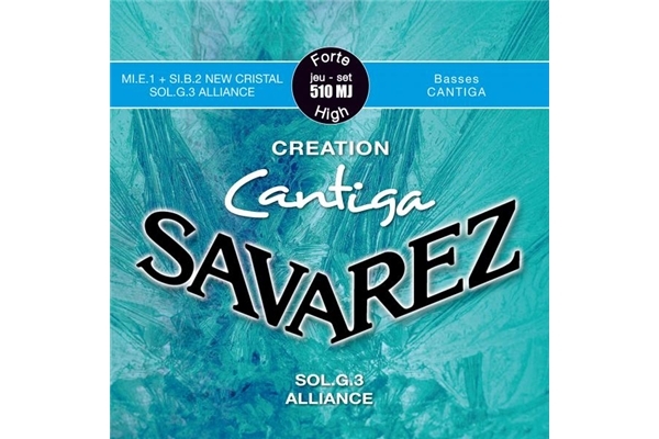 savarez creation cantiga 510mrj tensione mista, set