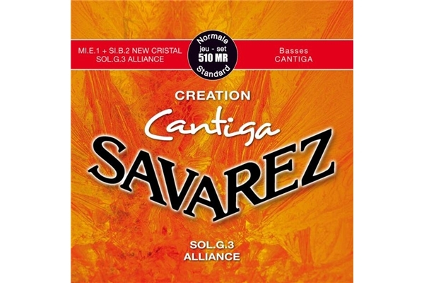 savarez creation cantiga 510mr tensione normale, set