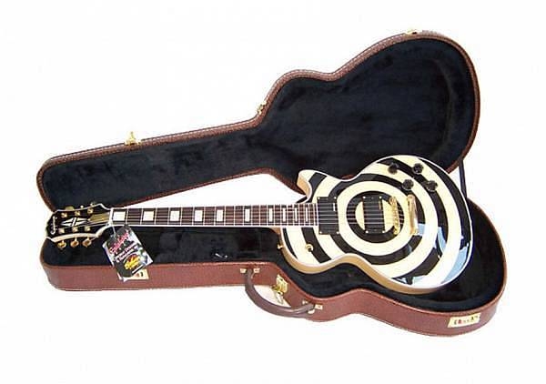 extreme egcf2 case rigido in legno per chitarra elettrica tipo les paul - cerniere a scatto & maniglia