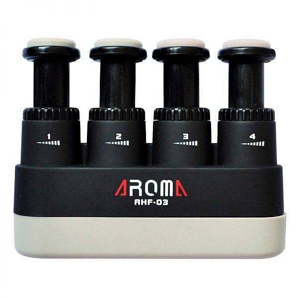 aroma ahf-03bk allenatore impugnatura ginnico per chitarra e fiati colore nero