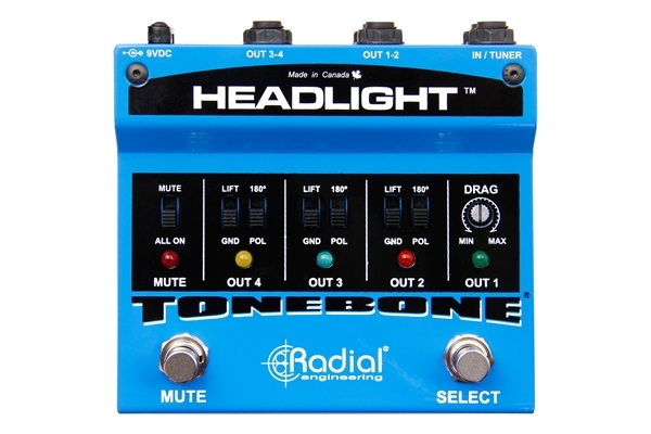 radial headlight - switch fino a 4 amplificatori