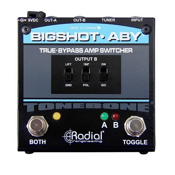 radial big shot aby rev2 - switcher true-bypass