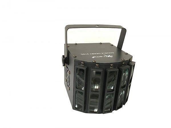 extreme double derby 212c effetto luce double derby 2x12w led