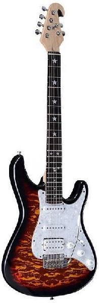 extreme eg-3110 chitarra elettrica sunburst