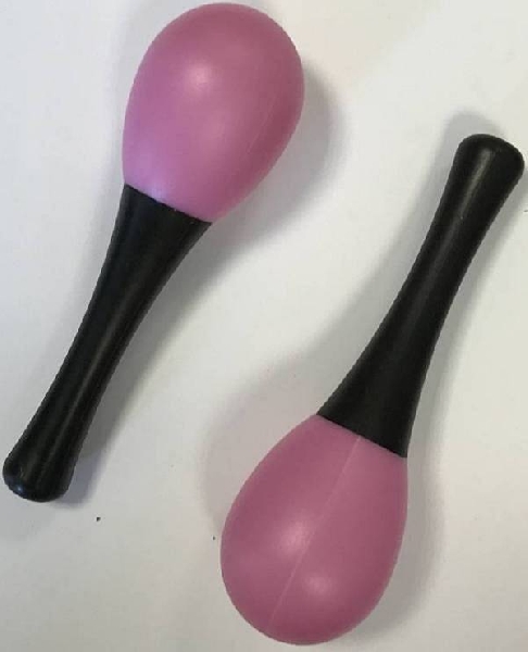 extreme dp14 coppia maracas in plastica colore rosa