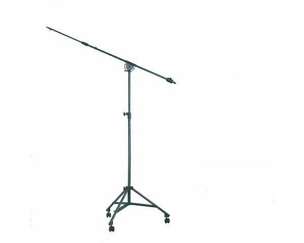 extreme ms028 asta a giraffa da studio e live con braccio da 75cm contrappeso e 3 ruote