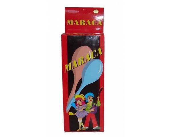 extreme ma1bl coppia maracas plastica blue con scatola colorata