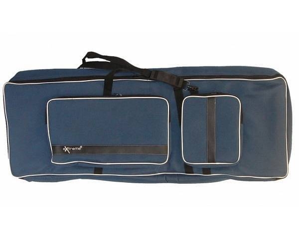 extreme bagkb128 borsa imbottita per tastiera 128x42x15 colore blu