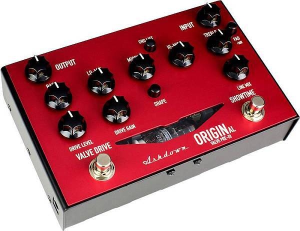 ashdown original valve pre-di pedal - preamplificatore valvolare per basso