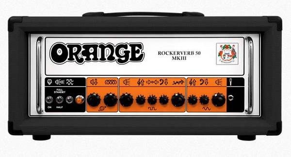 orange rockerverb 50h mkiii bk - testata valvolare