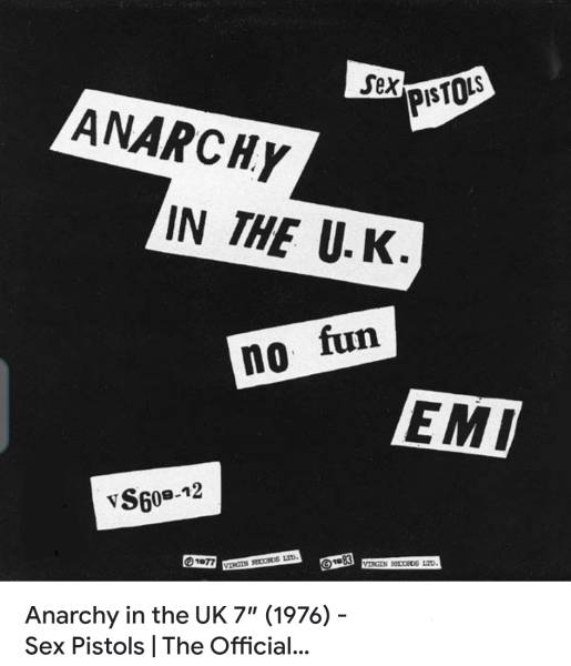 sex pistols anarchy in the uk