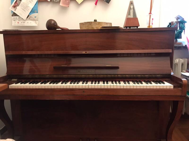 vendo pianoforte verticale acustico