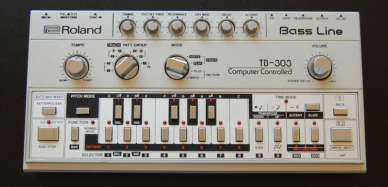 roland tb 303 bassline originale