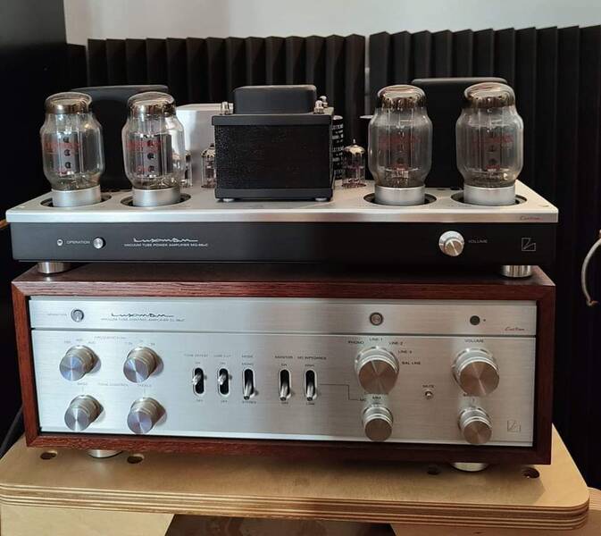 luxman cl 38uc  luxman mq 88uc