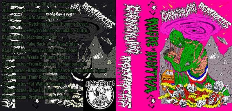 agathocles   carnosaurio split cd