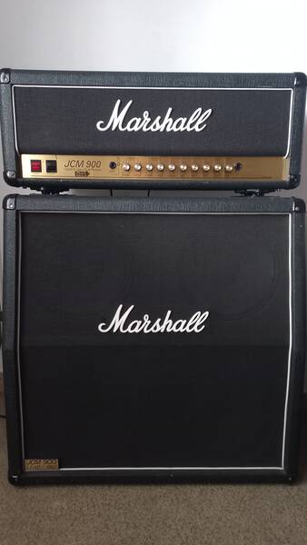 marshall jcm900 100w hi gain dual reverb  cassa 1960