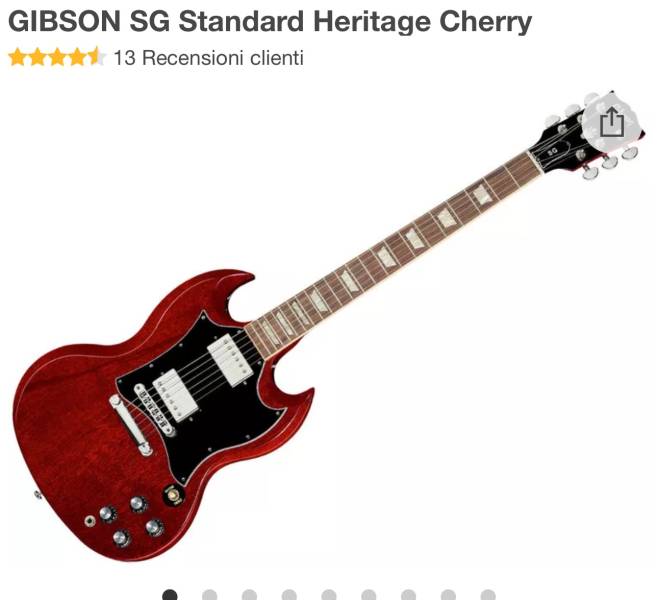 gibson sg standard heritage cherry