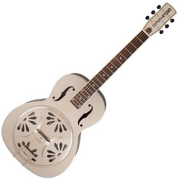 gretsch g9221 bobtail steel round neck ae steel body spider cone resonator