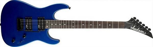 jackson js series dinky js12 amaranth fingerboard metallic blue   chitarra elettrica