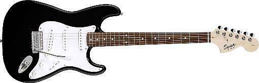 squier by fender affinity stratocaster rw black