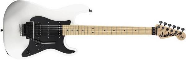 jackson adrian smith x series signature sdxm mn snow white wblack pickguard