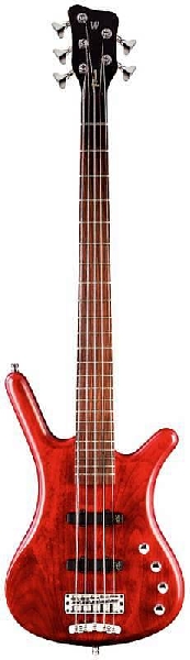 warwick rb corvette basic 5 corde red ofc