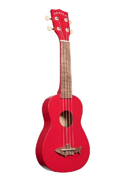 kala makala mk ssred   ukulele soprano shark red sea   con borsa